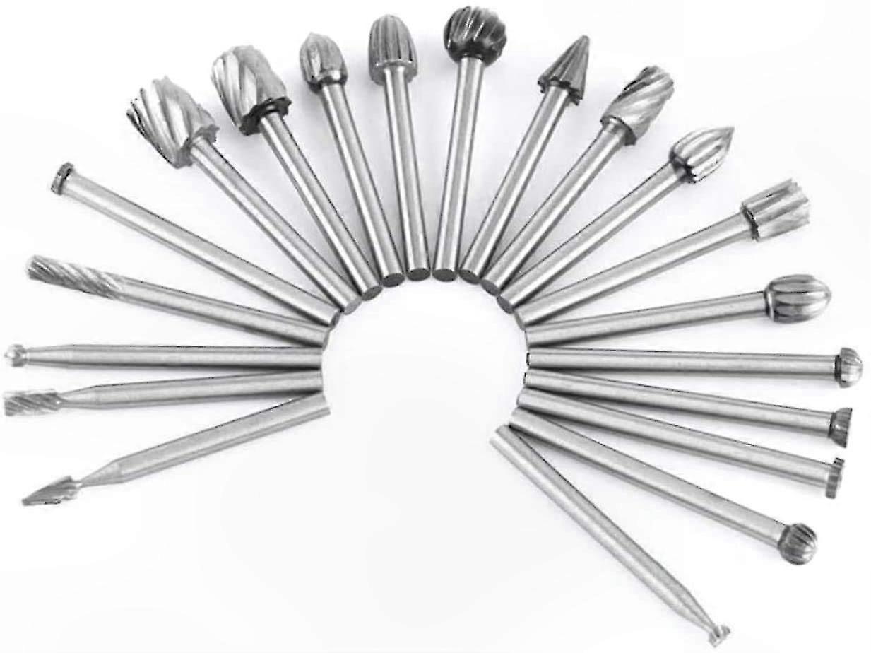 20 Stück Hartmetall-fräser, 3 Mm (1/8") Schaft, Für Oberfräsen Und Holzbearbeitung