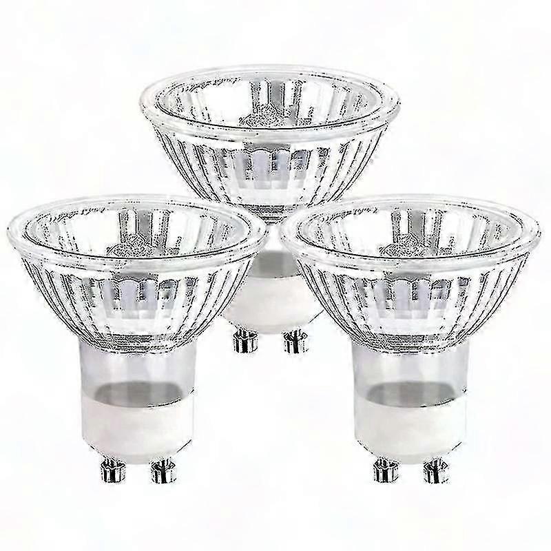 Gu10 35-w-halogenlampe Mit Dimmbarem Sockel, 220 V, 2-pin-spot, 400 Lumen, Warmweiß (2800 K), 3er-pack