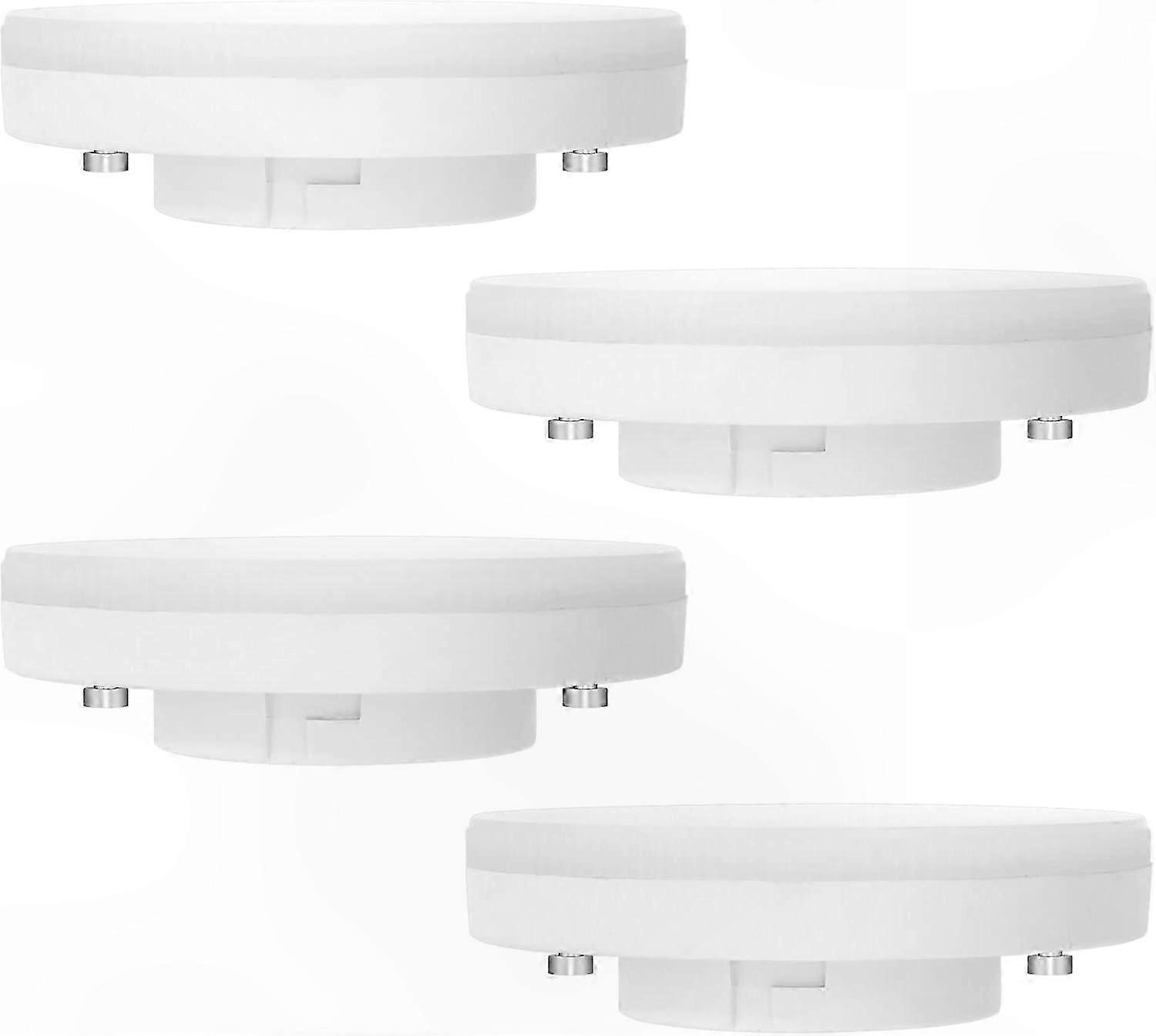 Gx53 7w Led-lampe, Warmweiß 2700k, Nicht Dimmbar, 220v Wechselstrom, 665 Lumen, 4er-pack