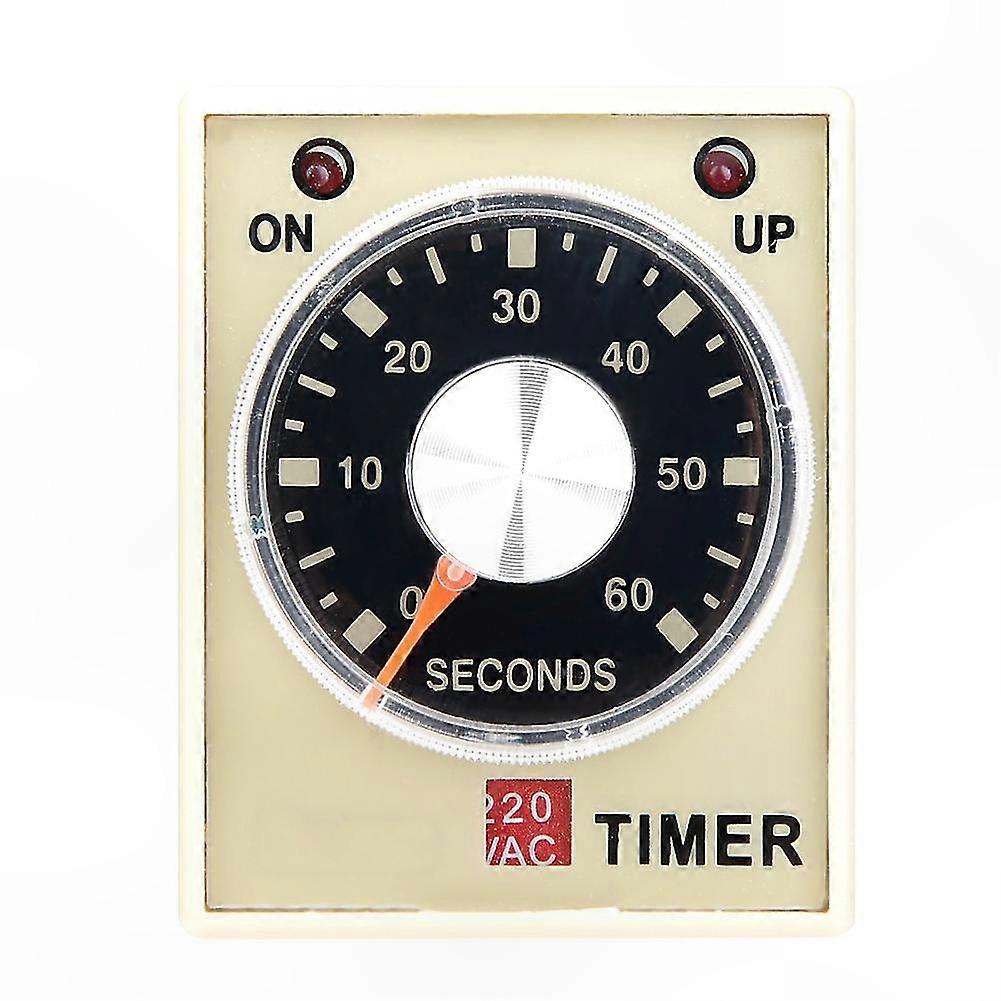 Zeitschaltrelais Mit Einstellbarer Einschaltverzögerung, 220 V Ac 50/60 Hz Steuermodul, 60-sekunden-timer, Zeitmanagementlösung