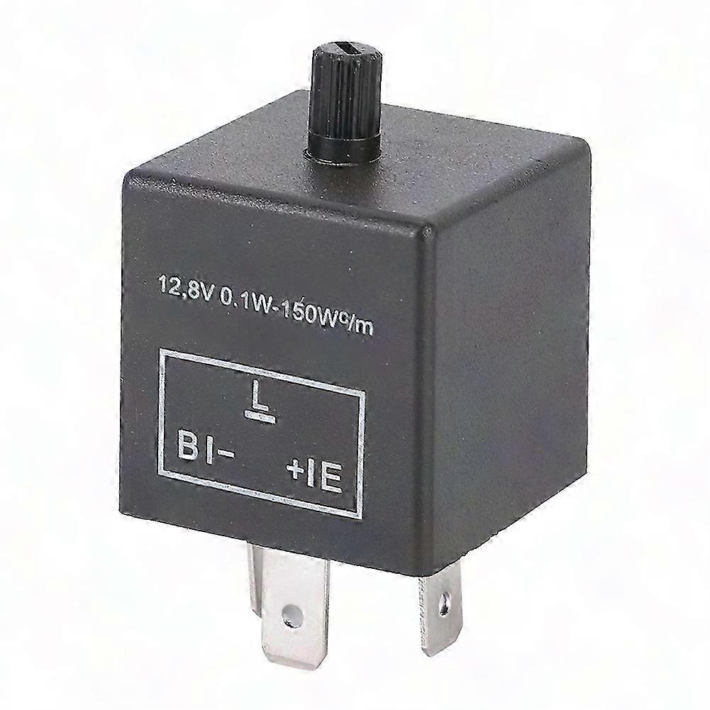 Universelles Led-blinkrelais Cf14kt, 3-polig, 12,8 V, 0,1 W–150 W, Einstellbar, Für Fahrzeuge