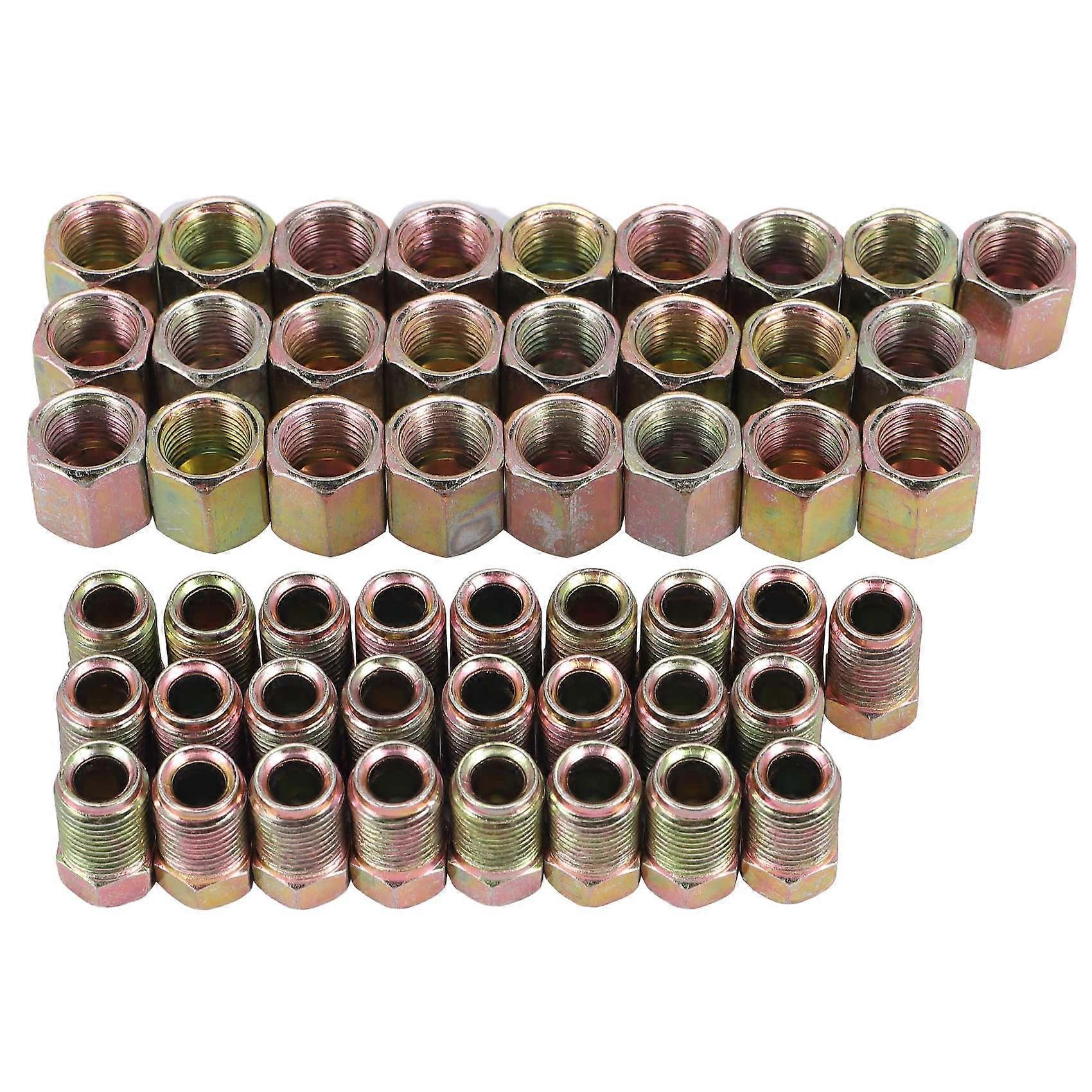 50 Stück Bremsverschraubungen M10x1 Mm (außen-/innengewinde) Für 3/16-zoll-rohre