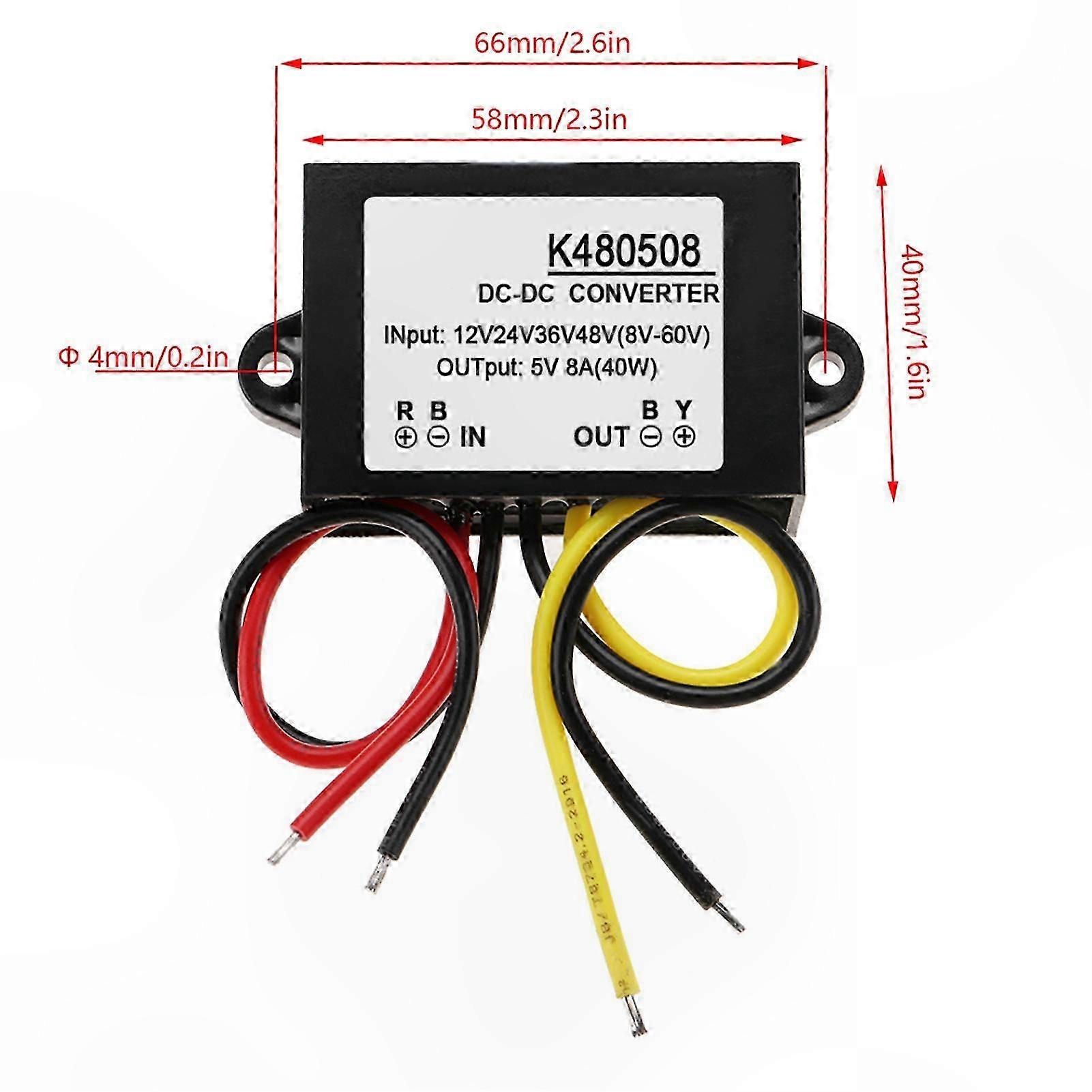 5v 8a Abwärtswandlermodul 12v-48v Eingang Gyvrm-k480508 75x40x22mm Netzteil