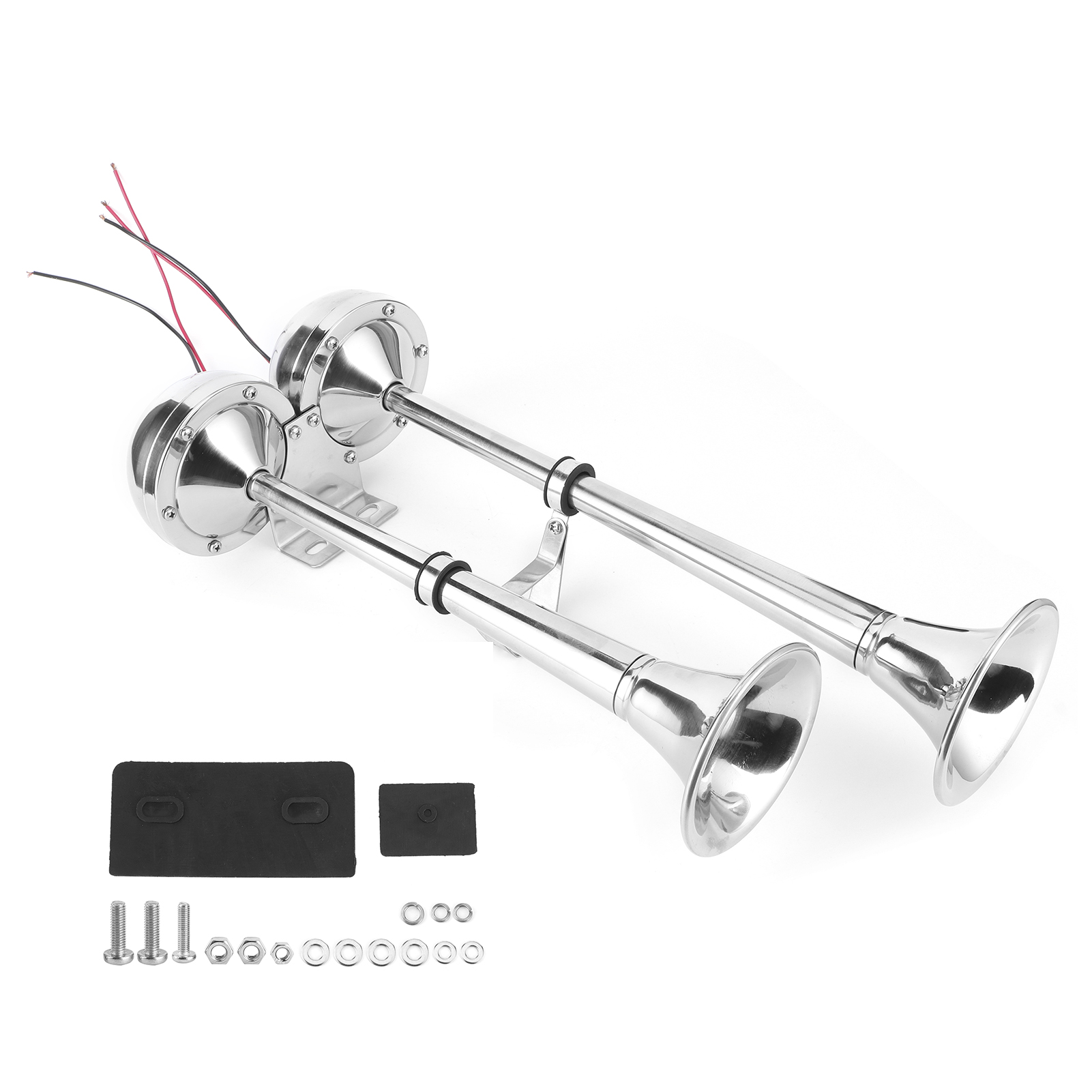 12v 125db Doppel-elektro-lufthorn, Leistungsstarkes, Wasserdichtes Horn Für Auto, Lkw, Yacht