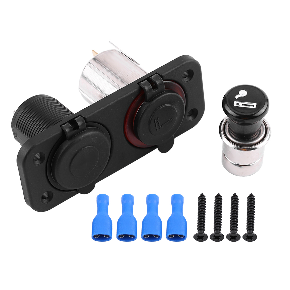 12/24-v-zigarettenanzünderbuchsenadapter Mit Zwei 4,2-a-usb-ladegeräten Für Auto, Wohnmobil, Boot, Bus