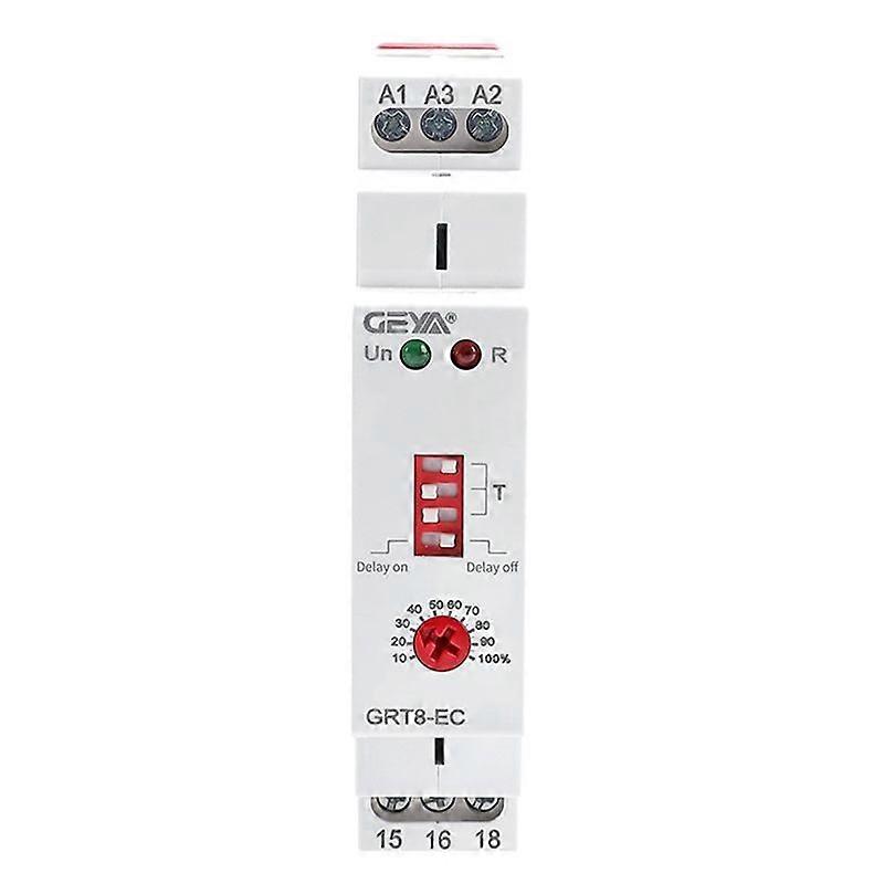 Grt8-ec 10a Zeitverzögerungsrelais Mit Doppelfunktionstimer (einschaltverzögerung Oder Einschaltverzögerung), 230v Ac-spannung, Programmierbares Steuermodul