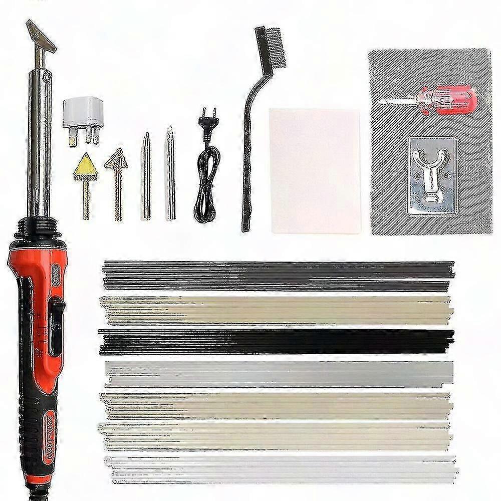 100-w-kunststoff-lötset Mit Lötkolben Für Die Reparatur Von Stoßstangen Und Armaturenbrettern (yvan Tool)