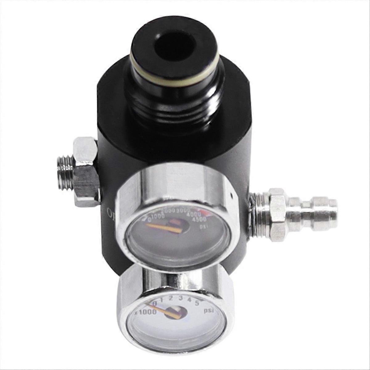 Pneumatischer Druckregler Mit Doppelmanometer, Druckluftregelventil, Zweianzeigenmodell, Für Industrielle Druckluftsysteme Und -netze