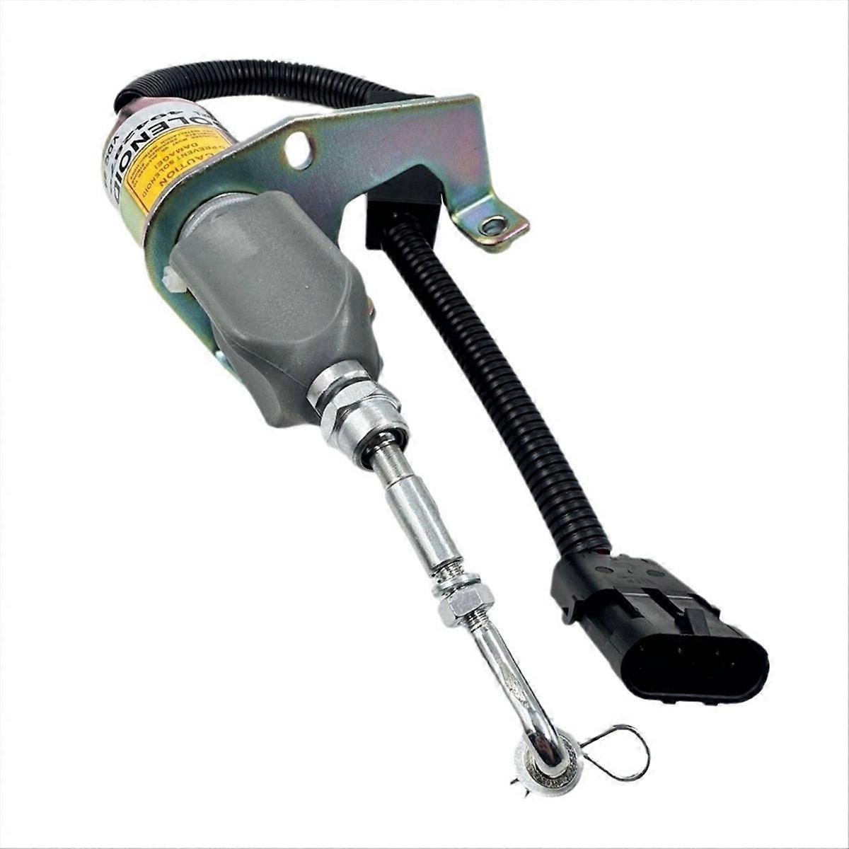 Kraftstoffabsperrventil 4942879 5292297 D59-002-01a 24v, Dieselkraftstoffabsperrventil Für Dieselmotoren, Direkter Ersatz, Kompatibel Mit Kraftstoffsystemen, Robust Und Zuverlässig, Neues Ersatzteil