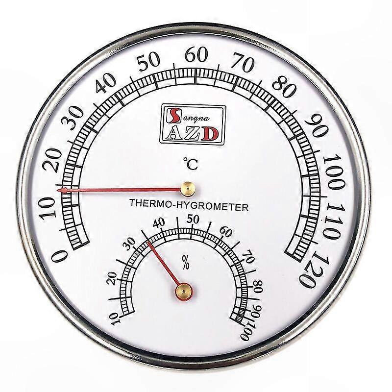 Saunathermometer Und Hygrometer Für Den Innenbereich, Hochpräzise Nadelanzeige Für Temperatur Und Luftfeuchtigkeit, Großer Messbereich