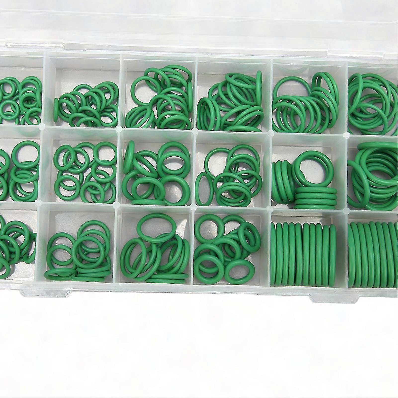 225-teiliges O-ring-set Für Kfz-klimaanlagen, Staubdichtes Dichtungssortiment, Leckagefreier Ersatz, Kompatibel Mit Verschiedenen Fahrzeugen