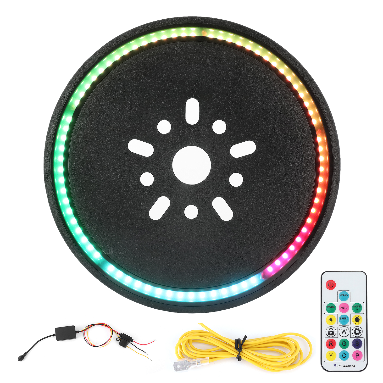 Rgb-bremsleuchte Für Reserverad Mit Drahtloser Rf-fernbedienung, Kompatibel Mit Jeep Wrangler Jk Jku Jl Yj Tj Lj