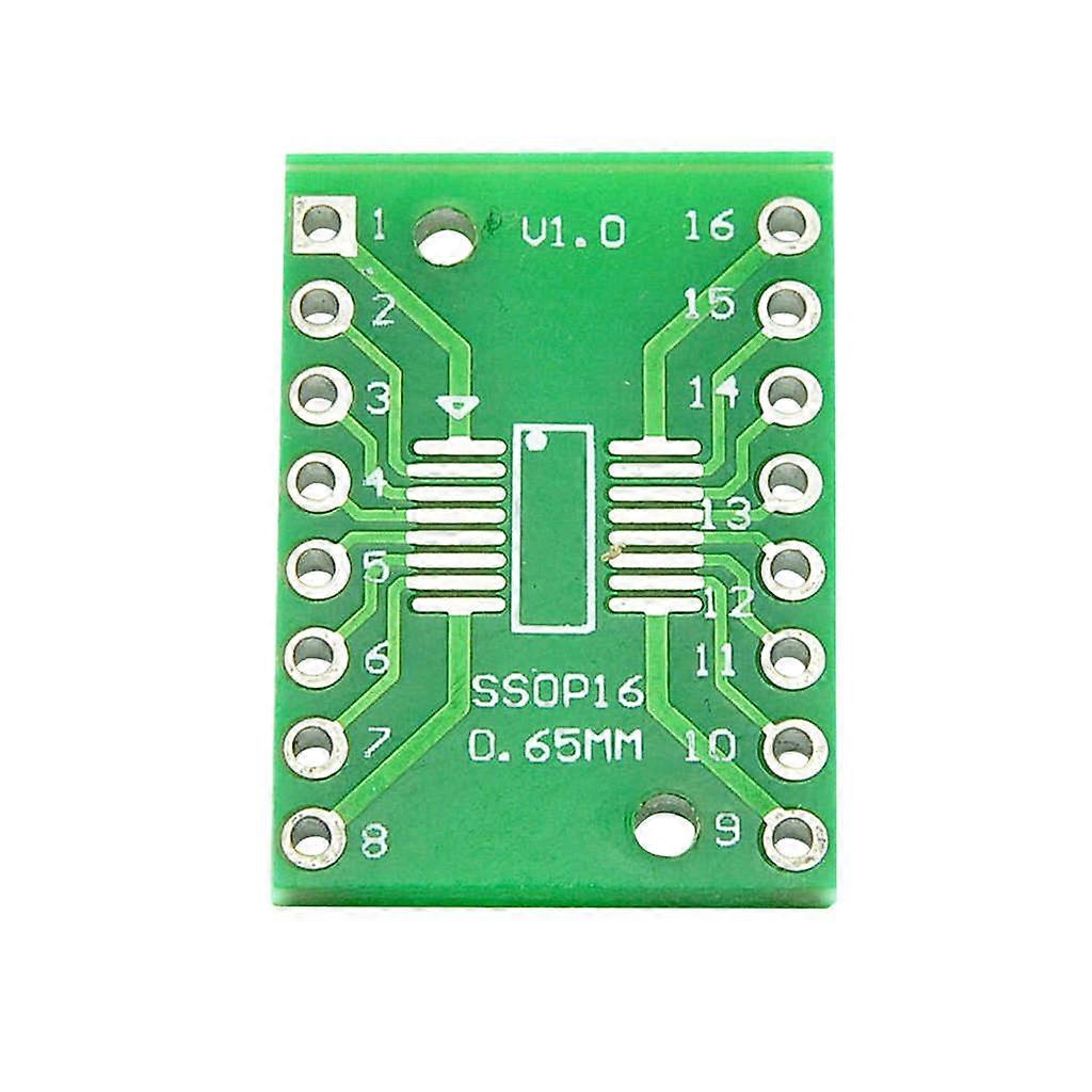 16-poliger Leiterplattenadapter Dip16/sop16/ssop16/tssop16, 20 Stück, 0,65/1,27 Mm Rastermaß, Ic-konverterplatine