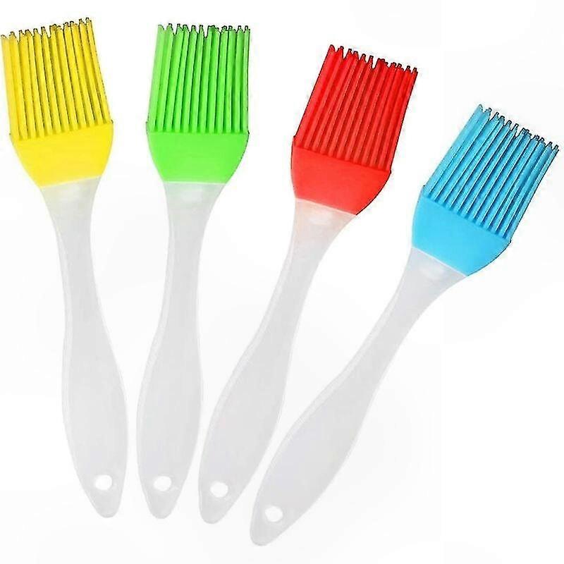 Silikon-küchenpinsel-set, 4-teilig, Hitzebeständig Für Grillen, Gebäck- Und Tortendekoration, Ideal Für Den Kulinarischen Gebrauch