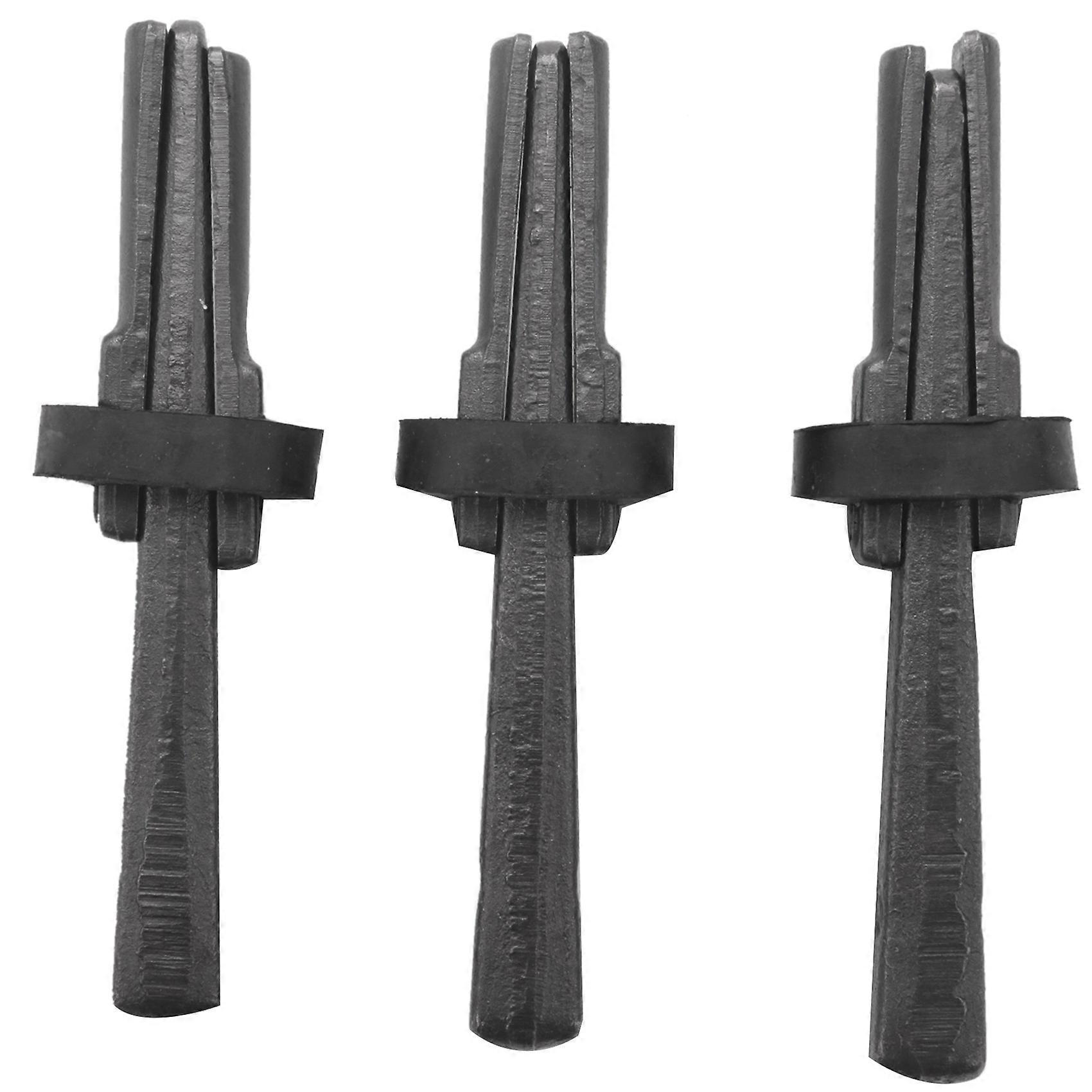Set Aus 3 9/16-zoll-steinspaltern, Metallkeilen Und Blöcken Für Handwerkzeuge Auf Baustellen.