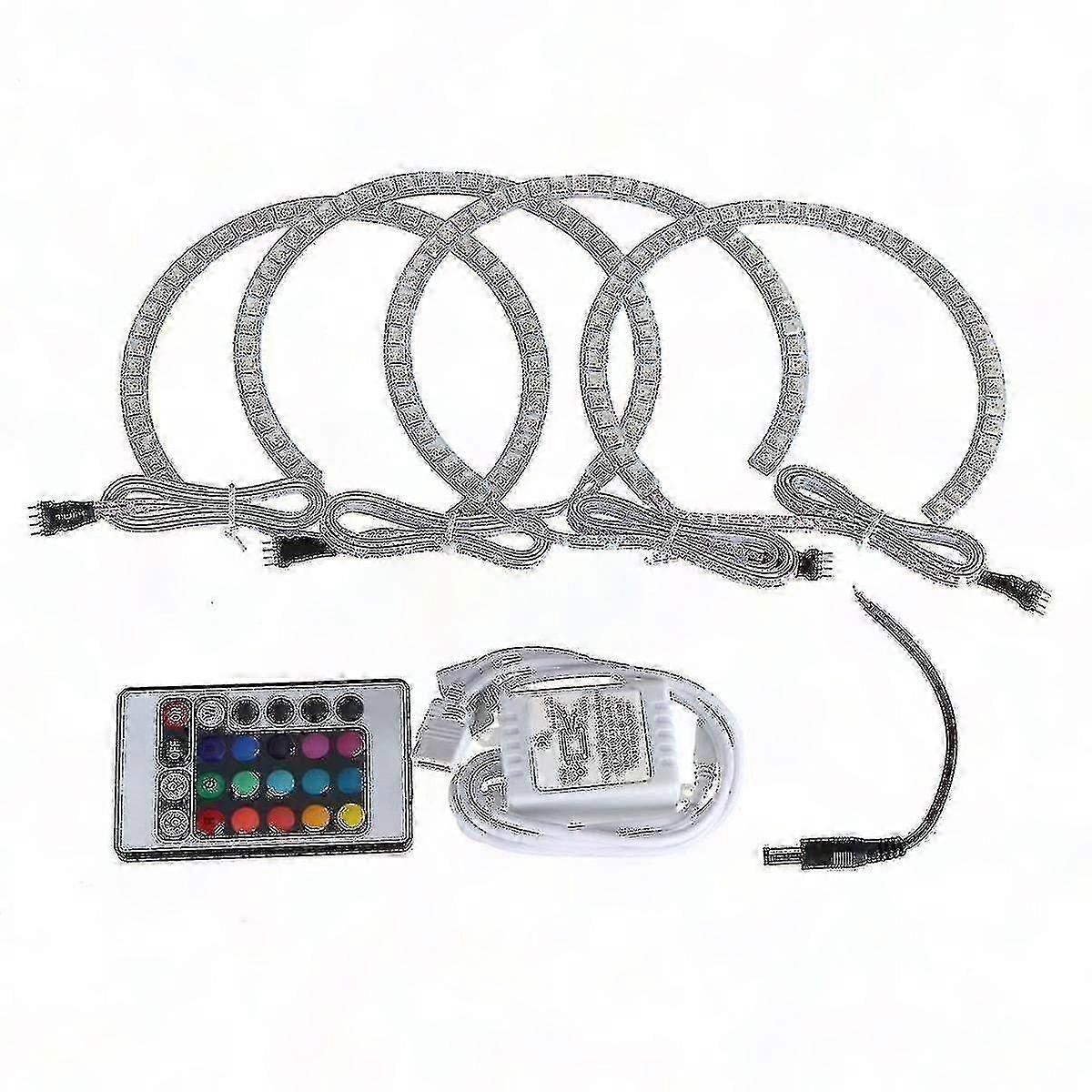 Rgb-scheinwerfer Mit Angel Eyes, Positionsleuchten Und Halo-ringen Für Bmw E36, E38, E39, E46, 3er, 5er Und 7er Reihe