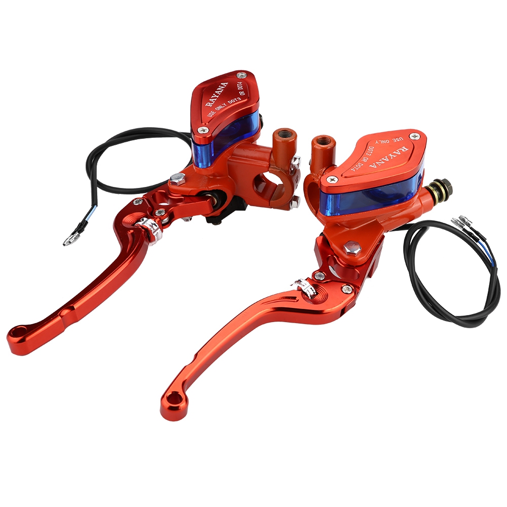 22 Mm Universal-einstellbare Rollen-hydraulikbremspumpe, Orange, Für Motorräder, Cnc