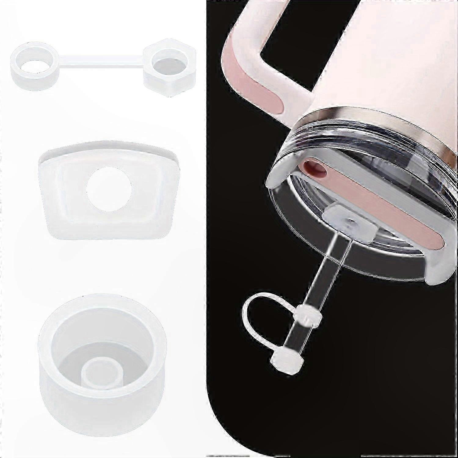 Auslaufsichere Silikondeckel Für 40-oz-/30-oz-becher, 3er-pack, Auslaufsicher Und Tropffest, Langlebiges Design Für Becher