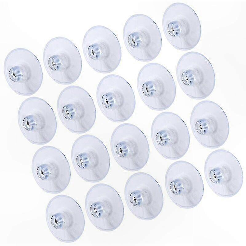 45 Mm Transparente Pvc-saugnäpfe, 20er-pack, Hakenlos, Saugnapfbefestigung
