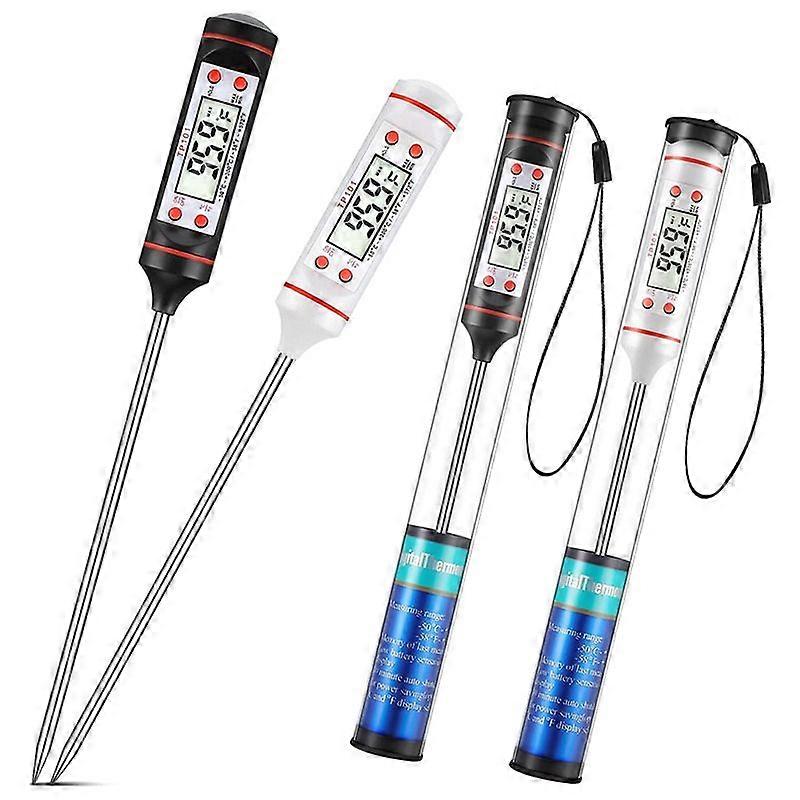Wasserdichtes Küchenthermometer Mit Sofortanzeige Für Fleisch, Präzise Und Schnelle Sonde, Ideal Zum Grillen Und Kochen.