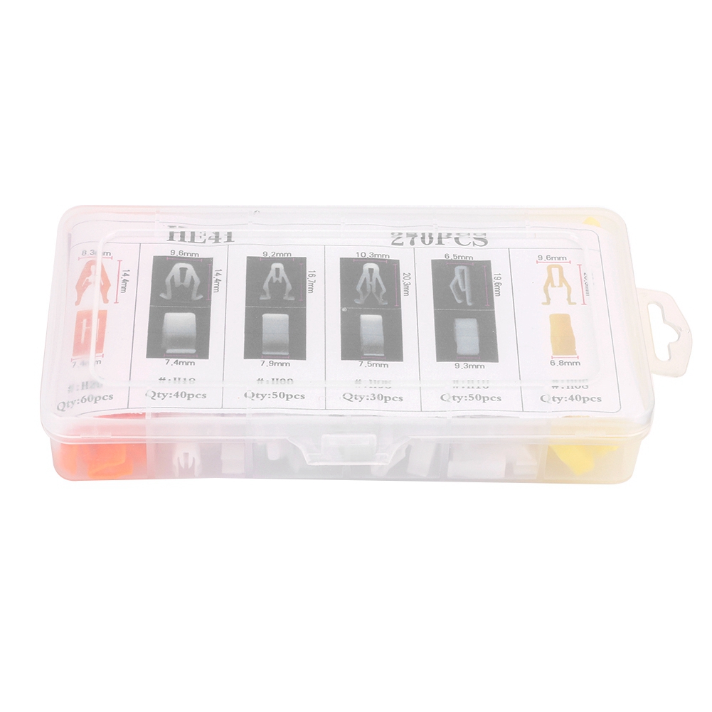 Set Mit 270 Universalclips Für Armaturenbrettverkleidungen, Nieten Und Paneelbefestigungen