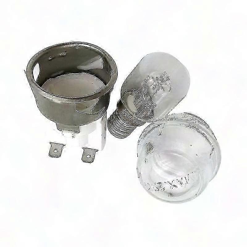 Set Mit 2 E14-keramikfassungen, Hitzebeständig Bis 300 °c, Für 25-w-250-v-glühbirnen, Hochtemperatur-leuchtmittelfassung