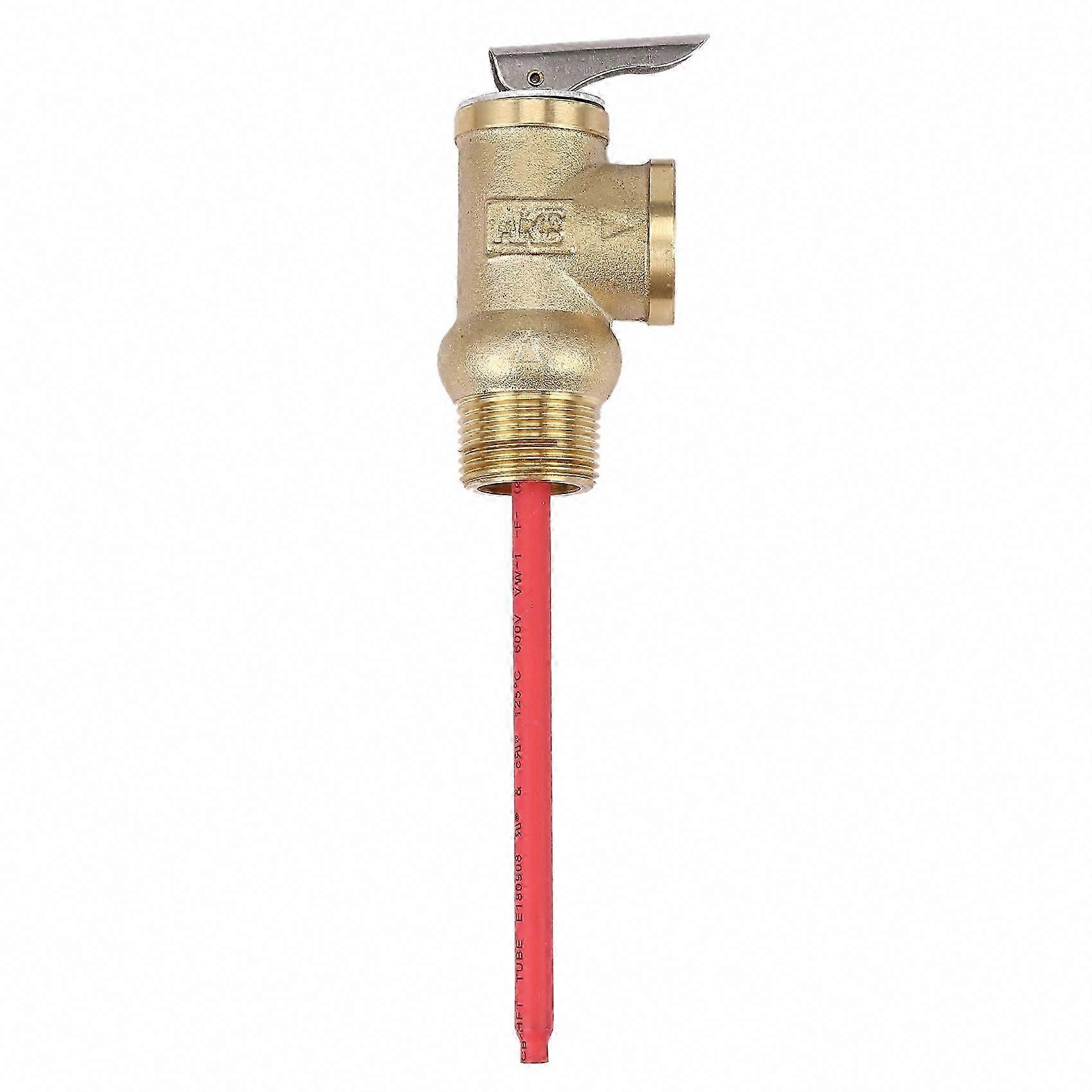 Wya-20 99 °c – 210 °f 0,7 Mpa 102 Psi 3/4"-thermostat-sicherheitsventil Für Warmwasserbereiter, Druck- Und Temperaturbegrenzungsventil, Kupfer, 20 Mm