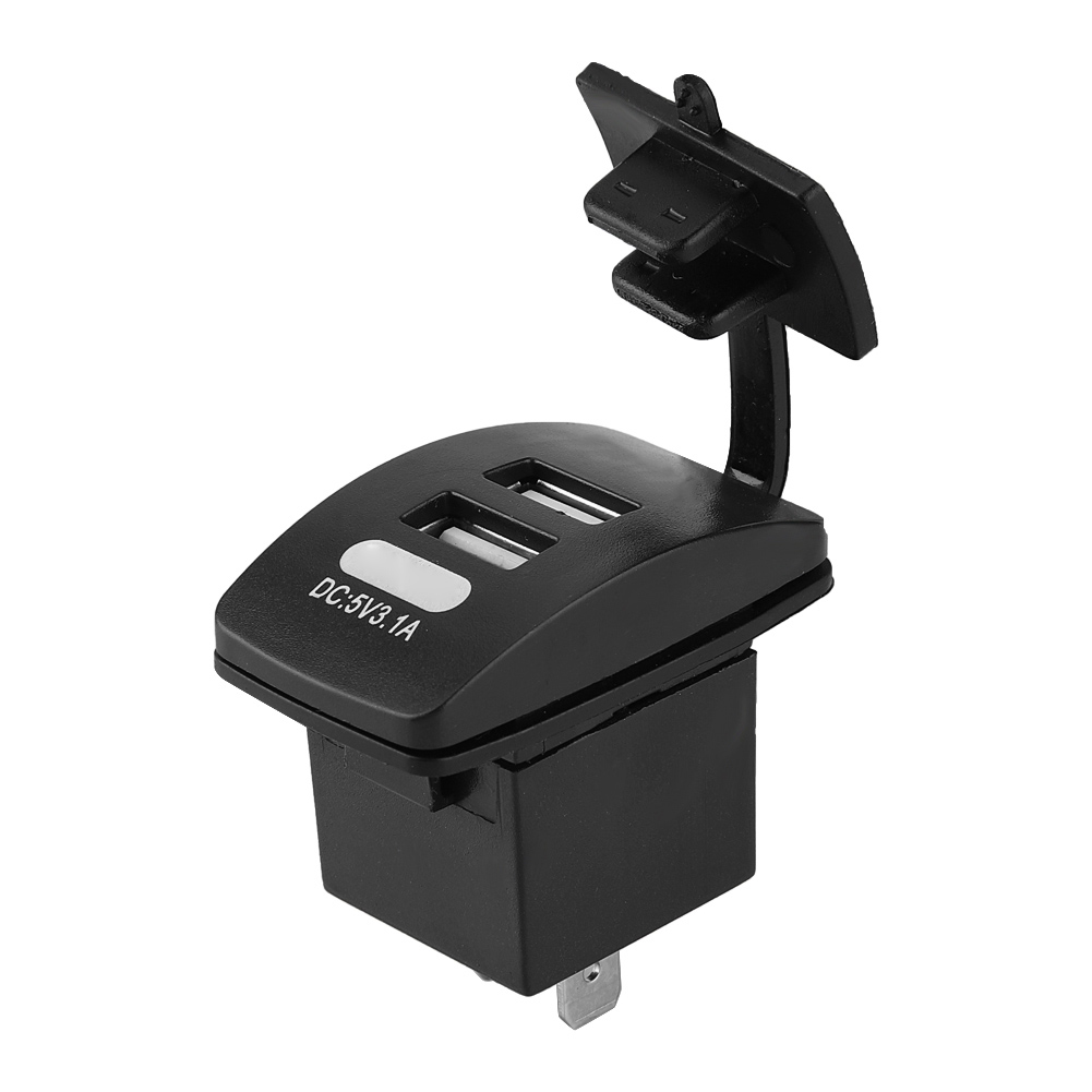 3,1a Wasserdichte Dual-usb-ladebuchse Für Auto, Boot, Mobilgerät