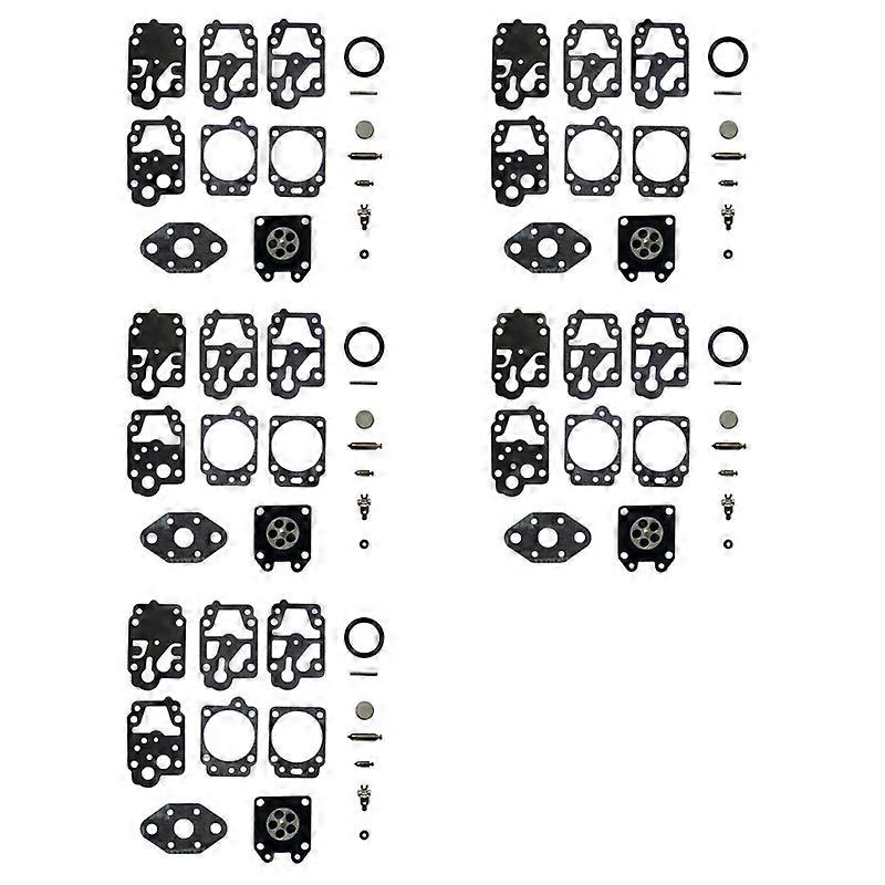 5-teiliger Vergaser-reparatursatz, Kompatibel Mit K20-wyl Wyl-240-1, Universeller Überholungssatz, Motorersatzteile, Einfache Wartung, Dichtungs- Und Düsensatz, Langlebige Qualität, Geeignet Für Versc