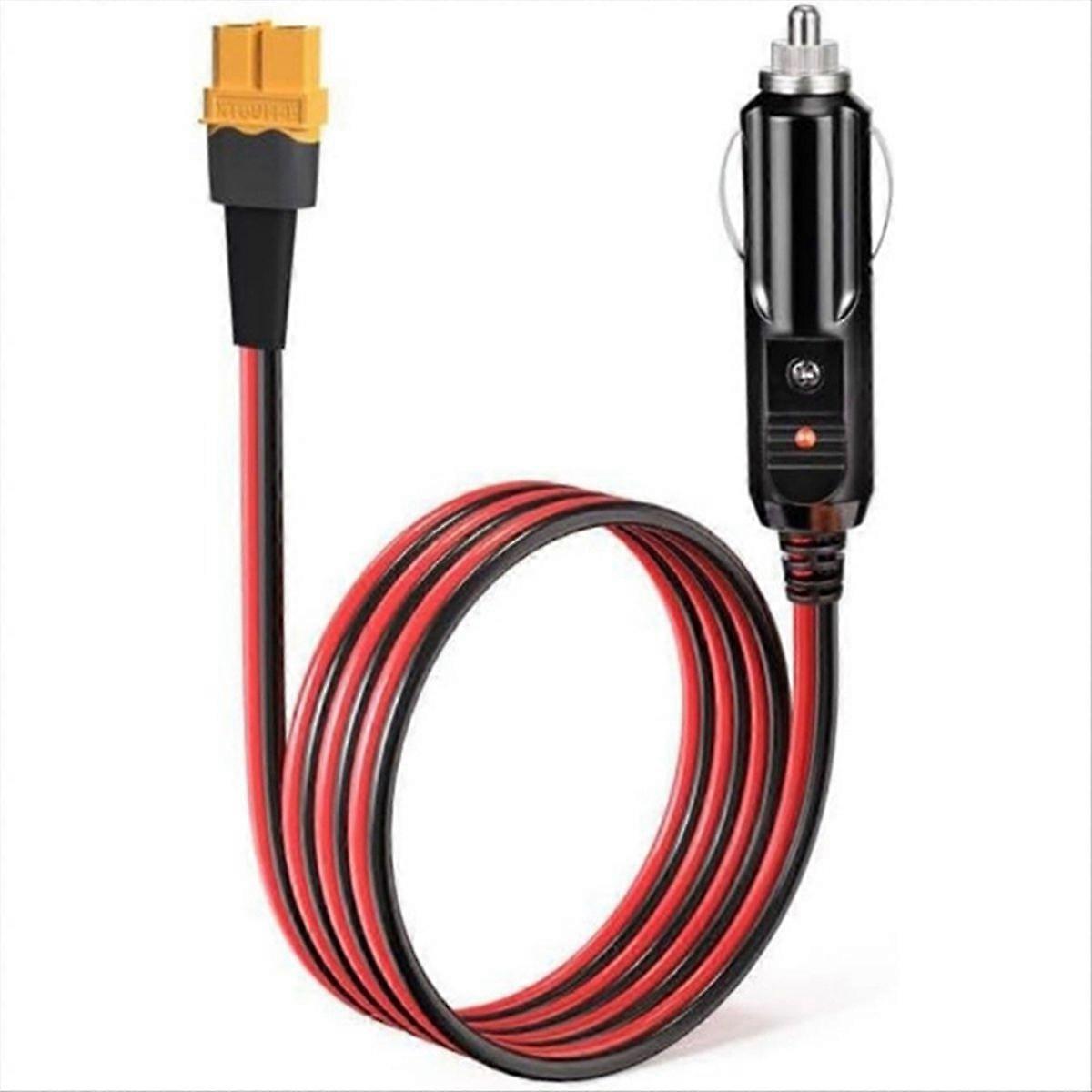 Xt60-verlängerungskabel Mit Zigarettenanzünderstecker, 3 Meter, 14awg-draht, Für Batterie Und Autozubehör