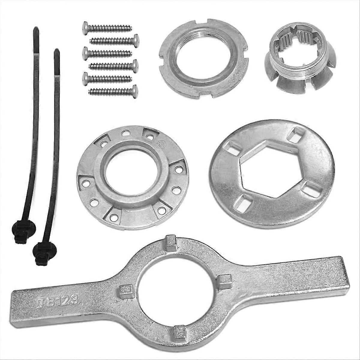 Ersatz-radnabenschlüssel Für Tb123a, Steckschlüsselzange Und Verstellbarer Schraubenschlüssel, Universelles Reparaturwerkzeug, Robuster Stahl, Für Den Werkstatteinsatz, Kompatibles Ersatzteil