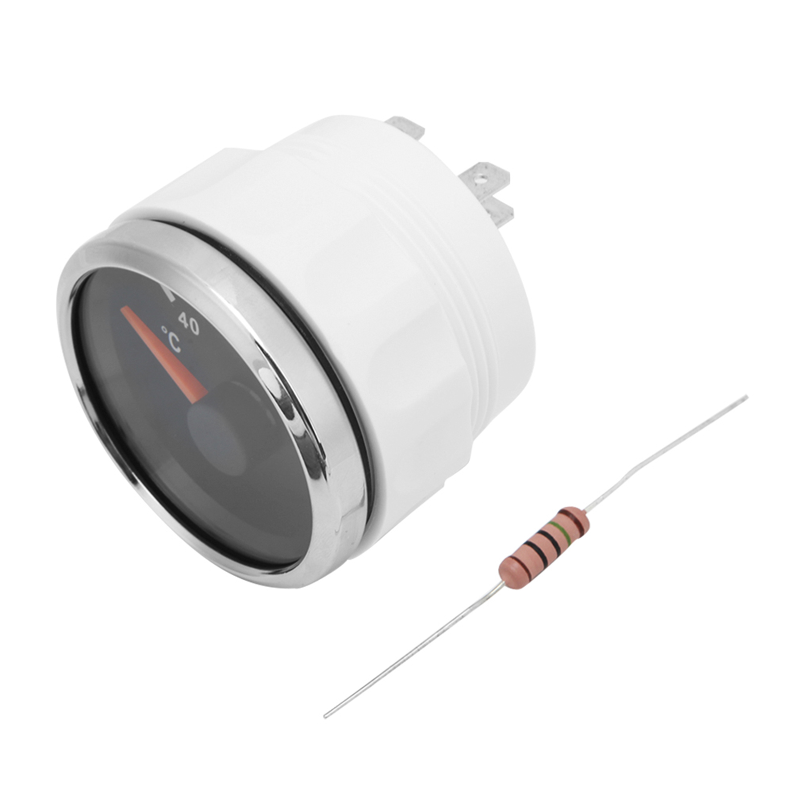 52-mm-elektromagnetisches Wassertemperaturmessgerät 12–24 V Fahrzeugthermometer 40–120 °c
