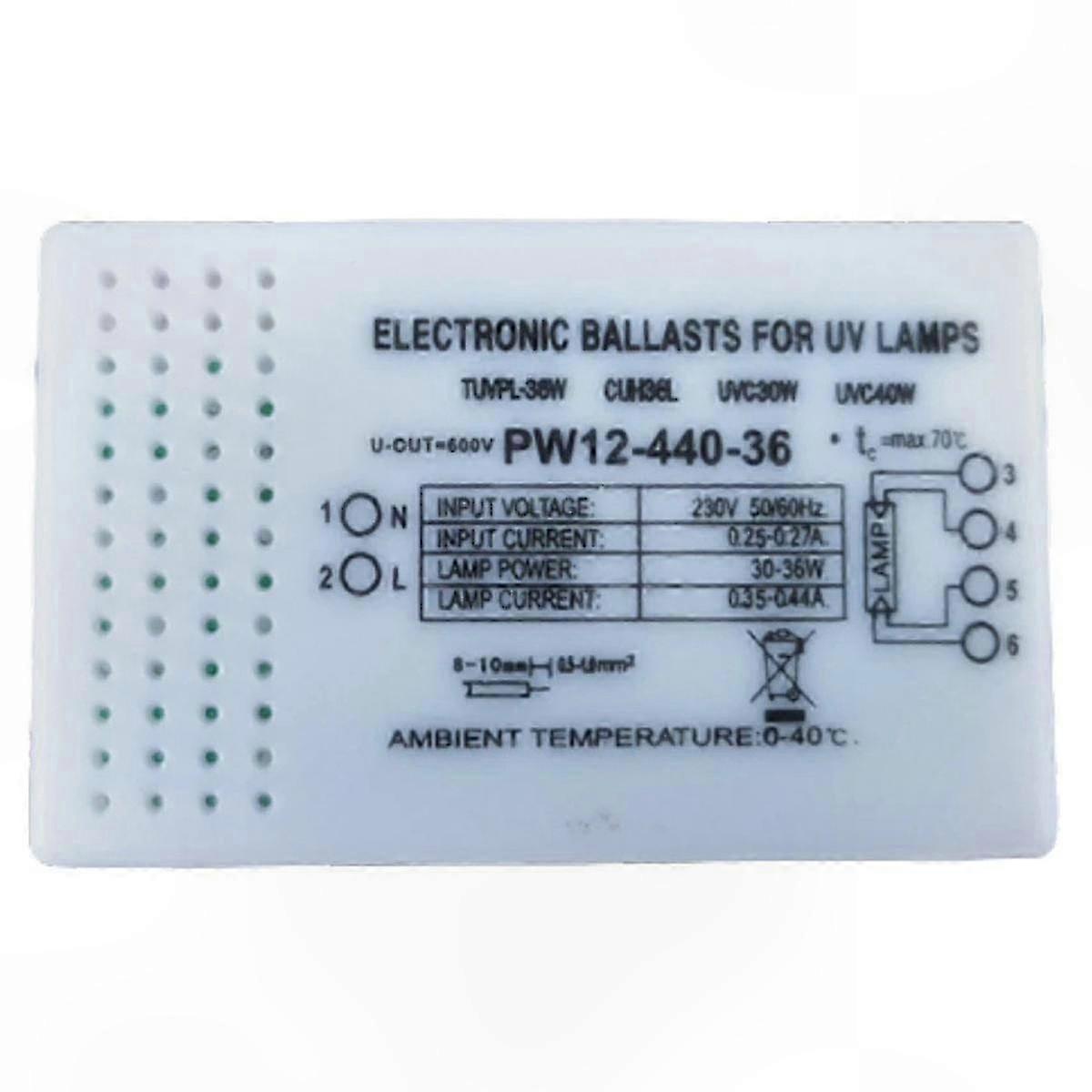 Universelles Elektronisches 220v-vorschaltgerät Für G23 G10q G5 Uv-lampen, 30-36w Ersatztreiber, Stabiles Und Kompatibles Netzteil.