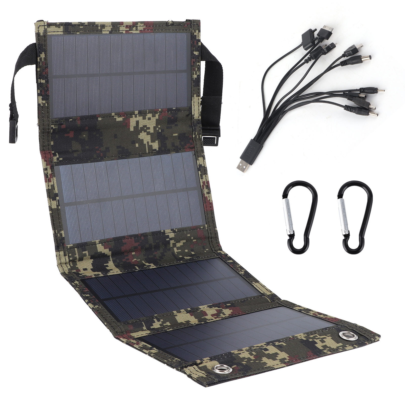 20-w-faltbares Monokristallines Solarpanel, Tragbarer Usb-ladegerät, Ip65 Für Smartphones