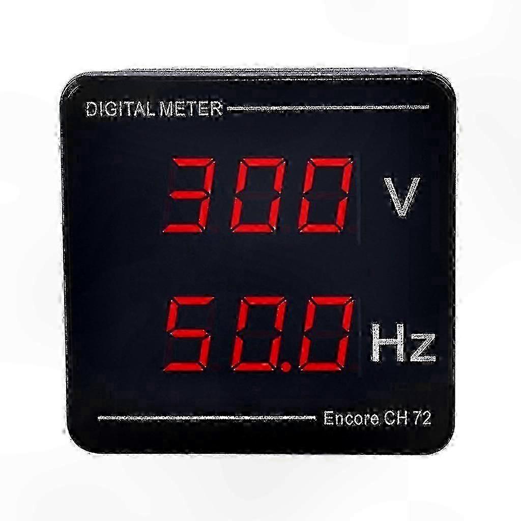 Digitales Voltmeter 50–500 V Mit Frequenzanzeige 10–99,9 Hz, Einfache Installation Zur Elektrischen Überwachung