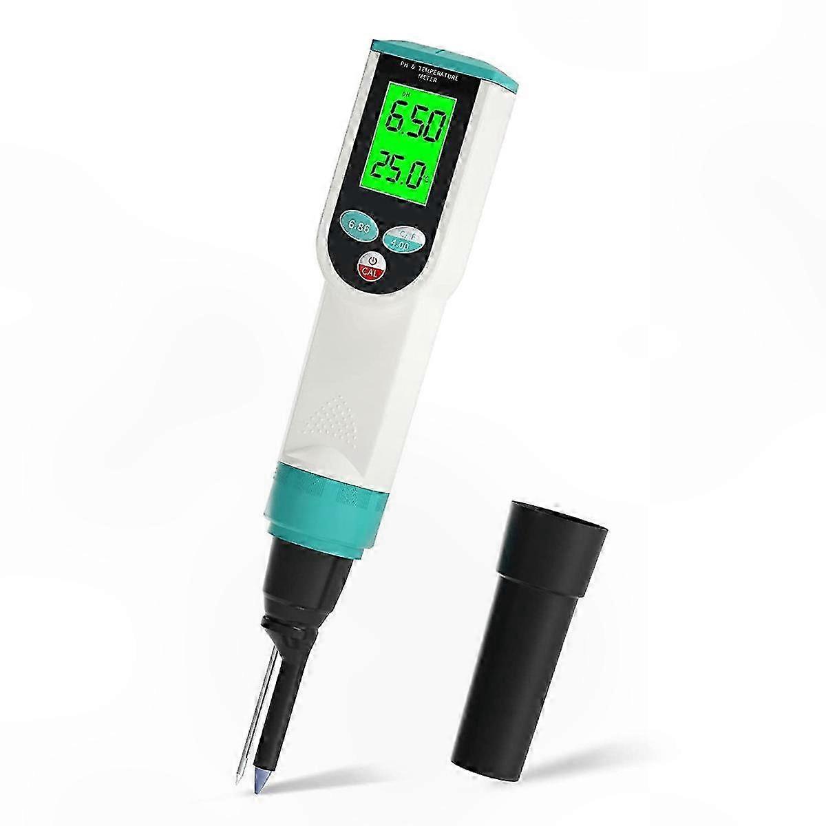 Wasserdichter Digitaler Ph-tester Mit Automatischer Temperaturkompensation, Präzise Ph- Und Temperaturmessung Für Lebensmittel.