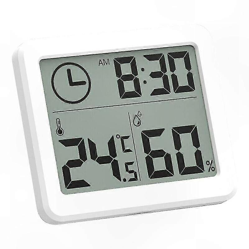 Präzises Digitales Hygrometer Mit Innenthermometer, Temperatur- Und Feuchtigkeitsmesser Für Zuhause, Büro Und Arbeitsplatz, Zuverlässiger Sensor, Gut Lesbares Display
