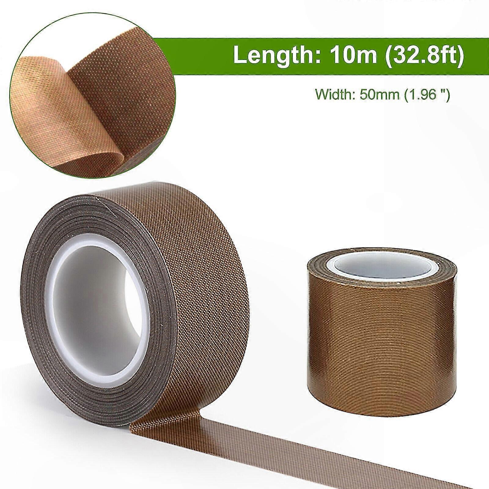 Hitzebeständiges, Selbstklebendes Ptfe-band Für Hochtemperaturanwendungen, 10-meter-rolle Klebefolie, Wasserdicht Und Langlebig