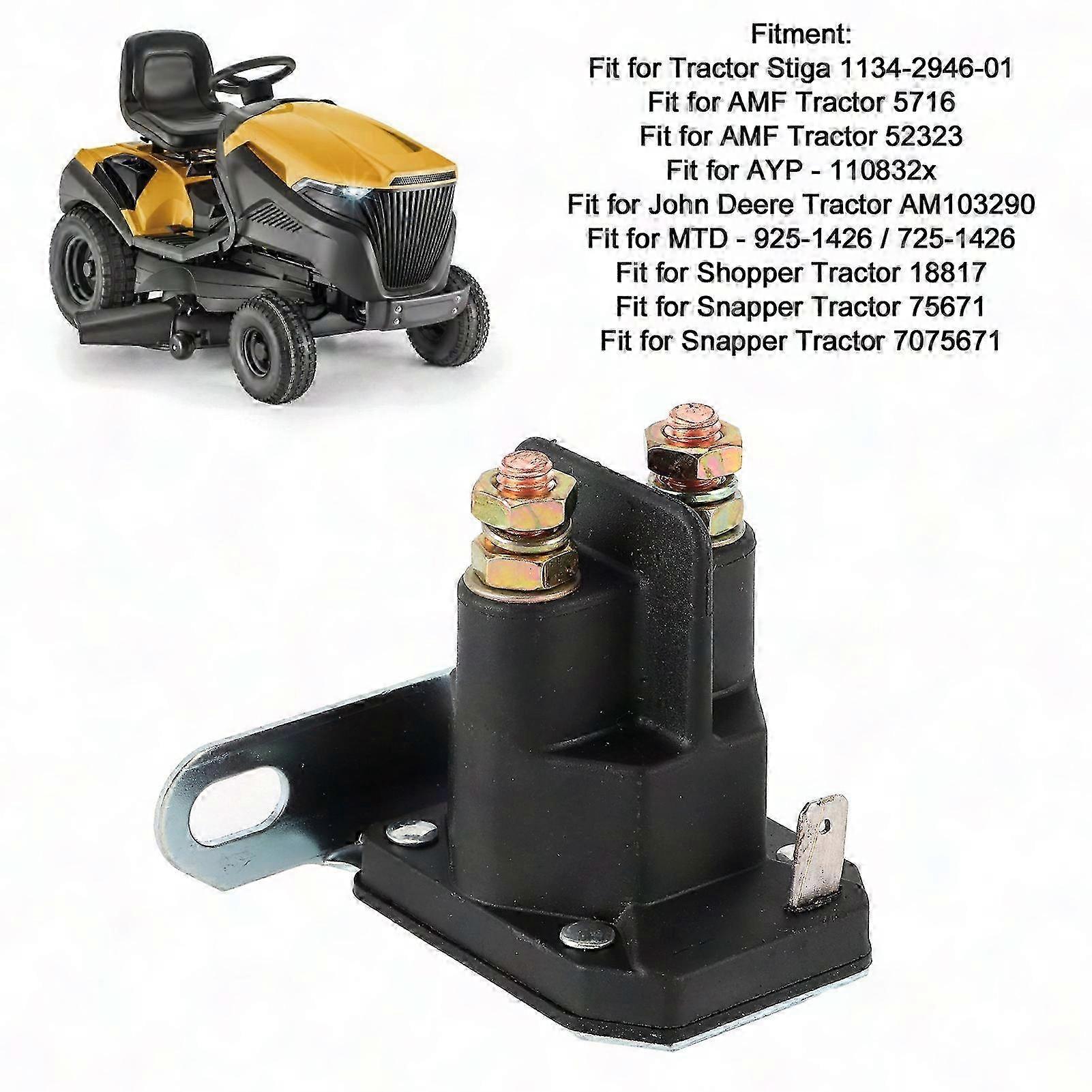 12v-anlasserrelais 9251426 7251426 Für Amf-, John Deere- Und Snapper-traktoren – Ersatz-magnetschalter, Kompatibles Mähwerksteil