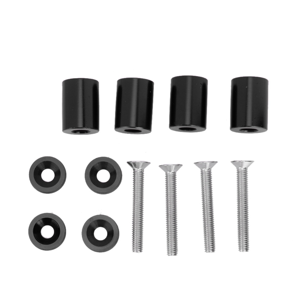 Motorhauben-abstandshalter Aus Aluminiumlegierung, Belüftungserhöhung Geeignet Für 6-mm-motoren (schwarz)