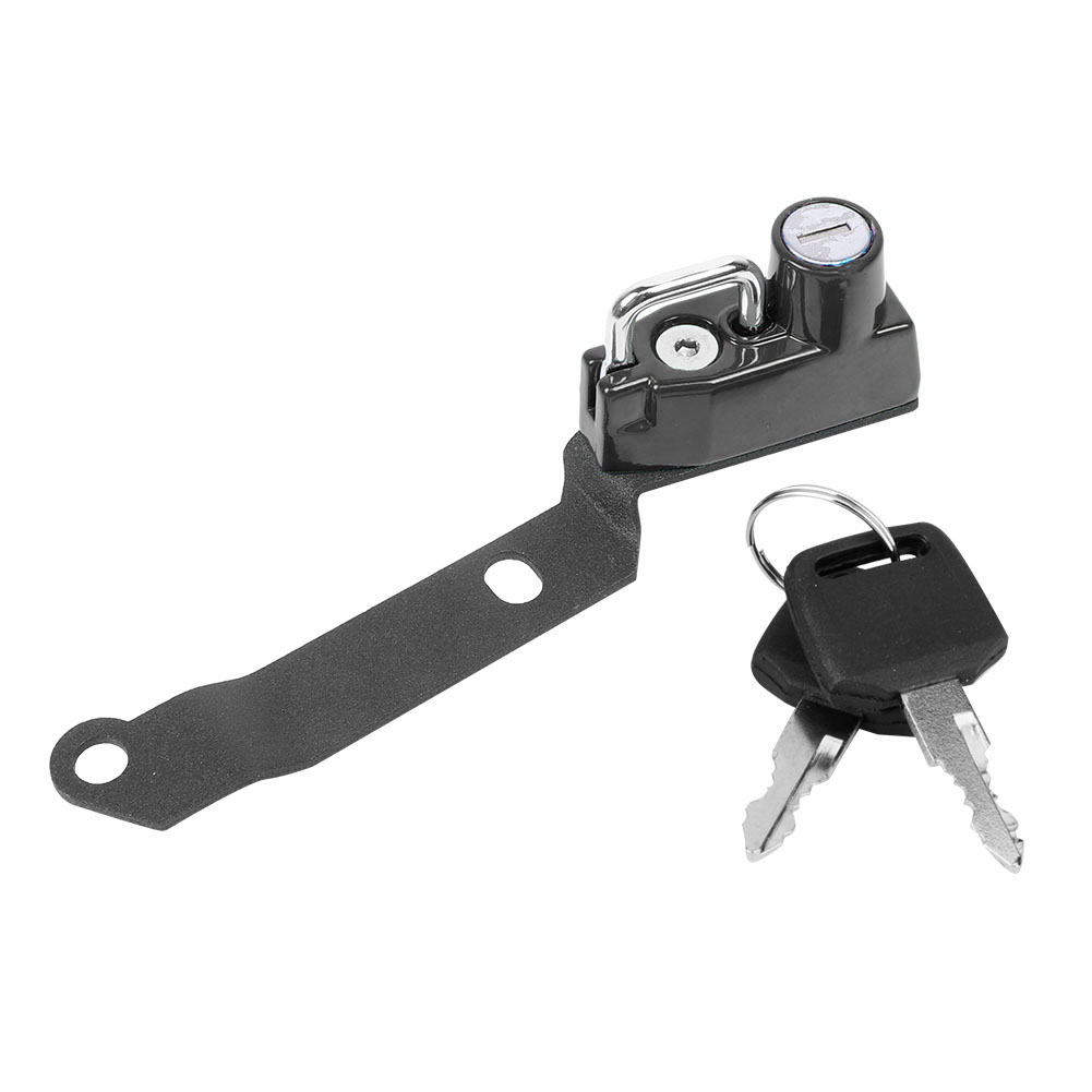 Diebstahlsicheres Motorradhelmschloss, Sicherheitsschloss Aus Aluminiumlegierung, Kompatibel Mit Yamaha Mt25 Mt03 Yzf R25 R3 2014-2019, Motorrad-customizing-zubehör (schwarz)