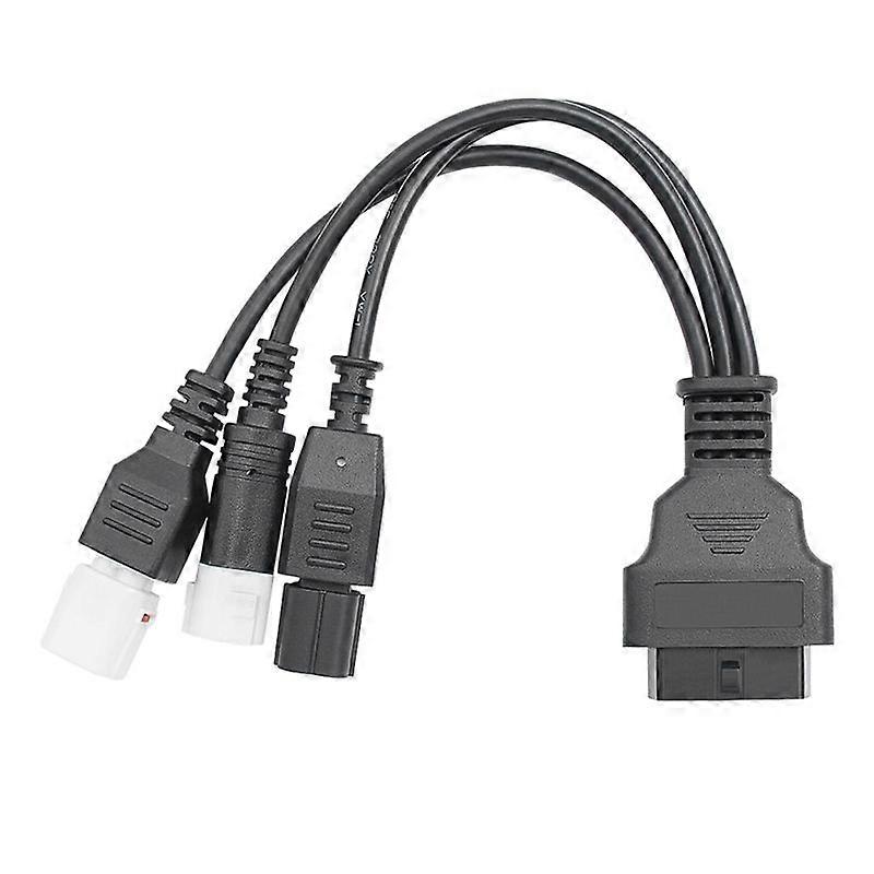 3-in-1 Obd2-kabel Für 3-pin/4-pin/6-pin-stecker, Obd-steckeradapter, Vielseitiges Kfz-diagnosegerät, Kompatibel Mit Verschiedenen Fahrzeugen.