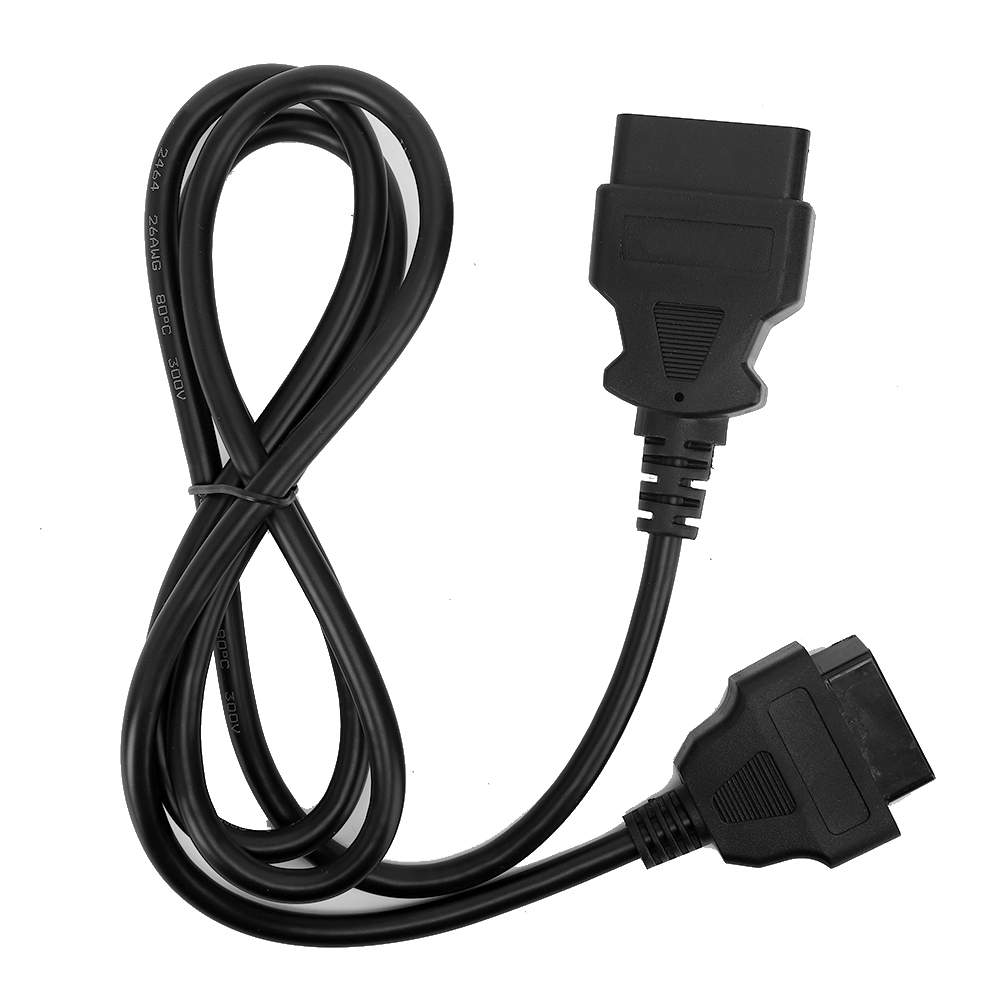 Elm327 16-poliges Obd-diagnoseadapterkabel-verlängerungskabel (stecker/buchse), 1,5 M, Für Pkw