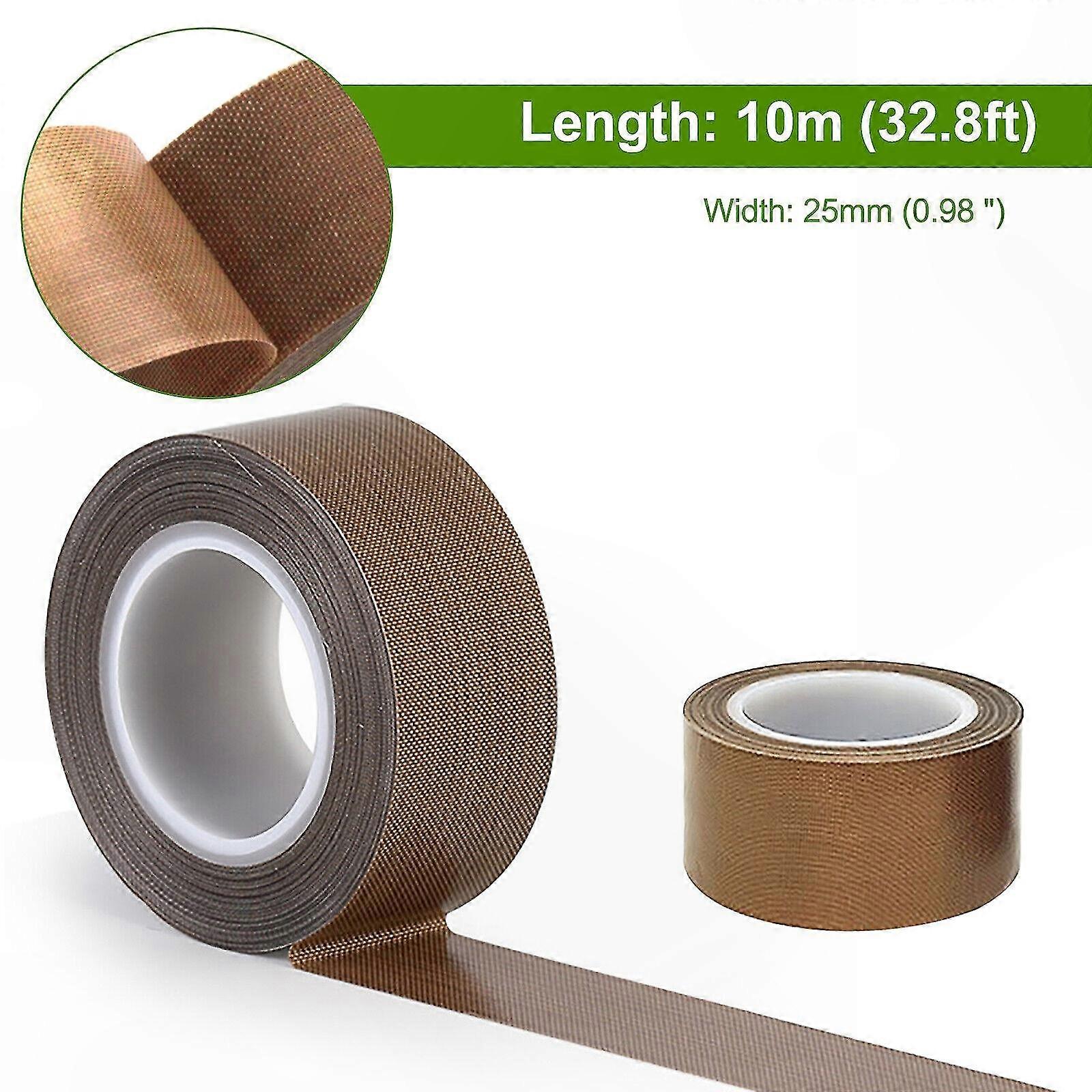 Selbstklebendes Ptfe-band Für Hochtemperaturanwendungen, Hitzebeständige Klebefolie, 10 Meter, Selbsthaftendes Teflonband, Für Industrielle Anwendungen.