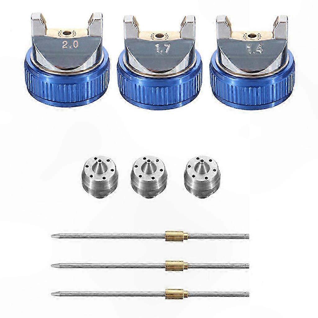 Schwerkraft-hvlp-farbspritzgerät-set, 1,4/1,7/2,0-mm-düsen Für Lackier- Und Beschichtungsanwendungen