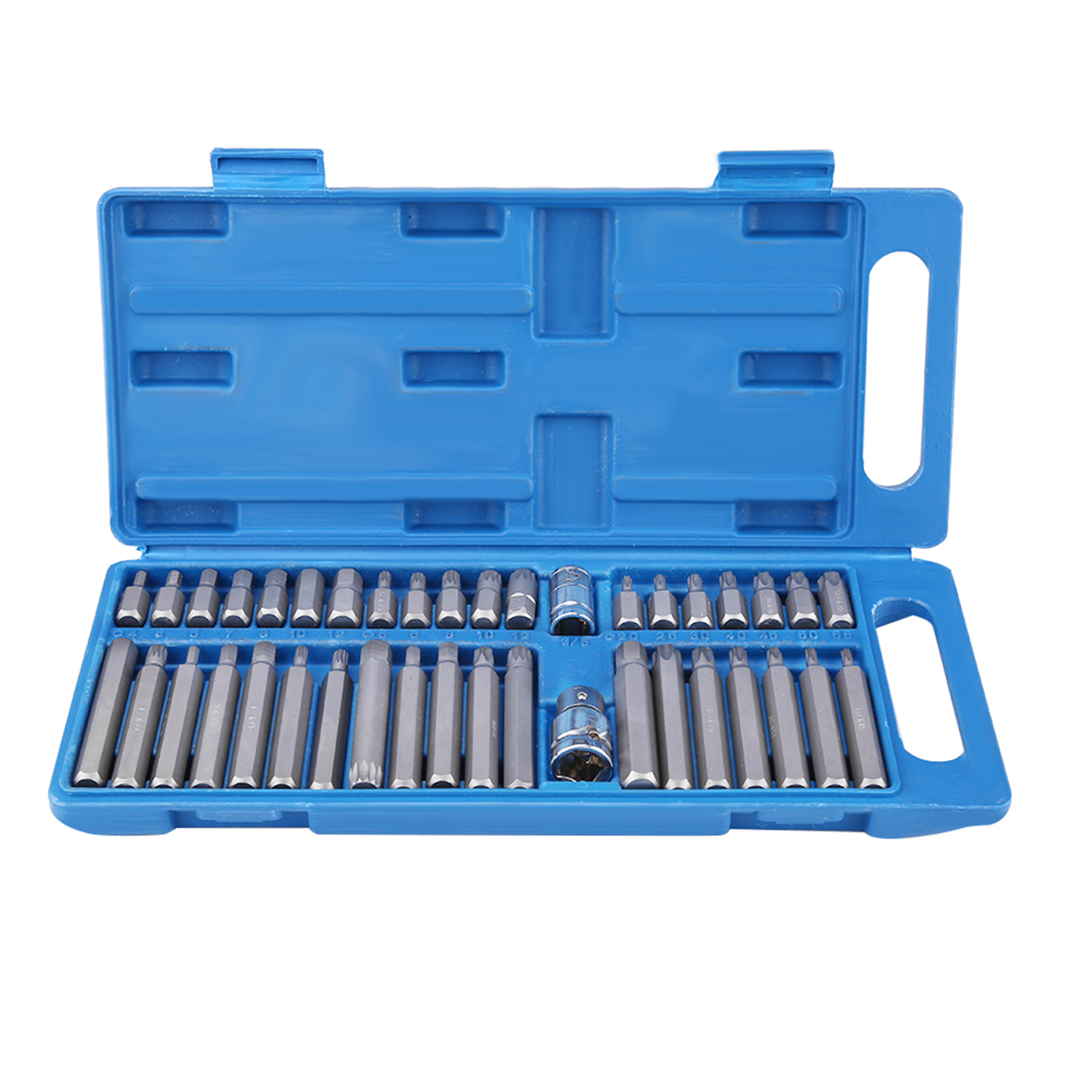 Set Mit 40 Torx-sechskant-bits Für 1/2- Und 3/8-zoll-ratschen, Professionelles Schraubenset.