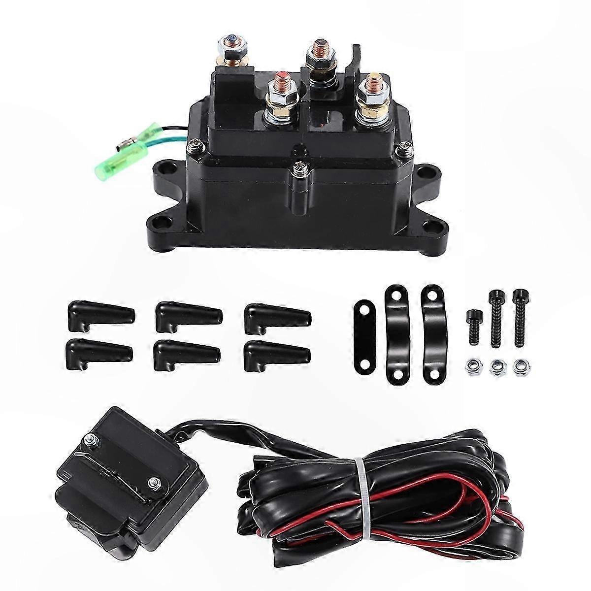 12v 250a Seilwinden-magnetrelais Mit Wippschalter Für Atv- Und Side-by-side-fahrzeuge