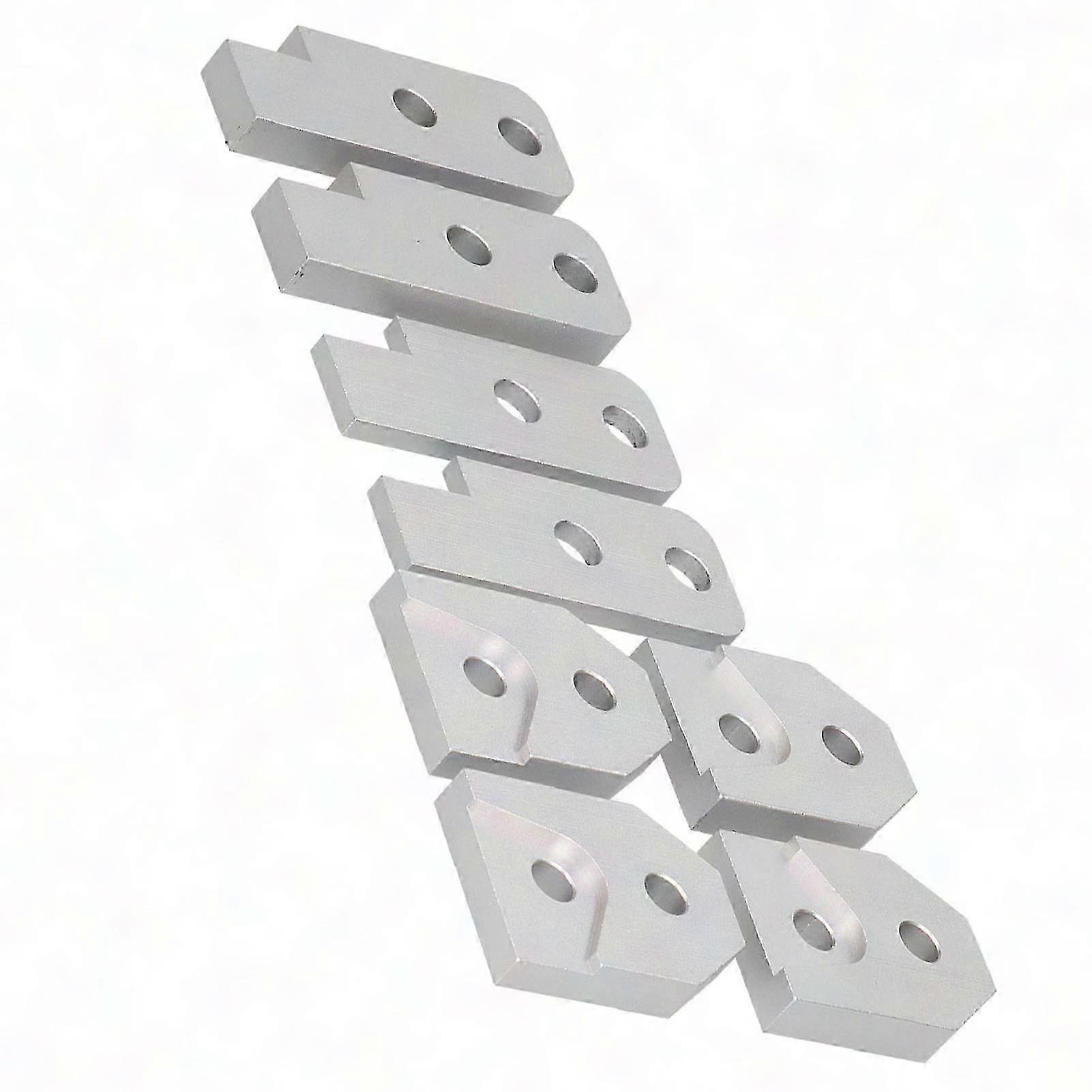 2-zoll-cnc-gefräste Aluminium-distanzstücke Für Vorder- Und Hinterachse Des Höherlegungssatzes Für Rhino 660 0407, Silber