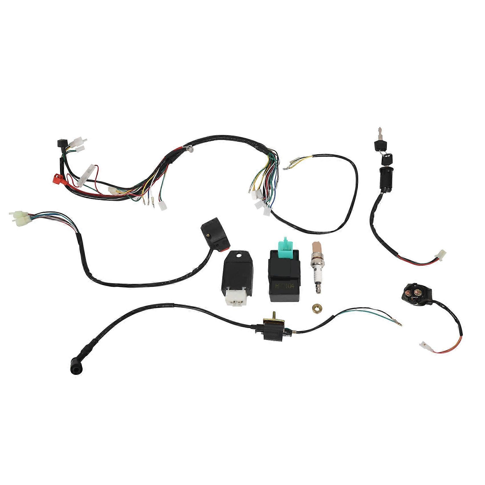 Magnetzündkerze Für Quad, Pit Bike, Go Kart – Komplettes Ersatzteilset, Kompatibel Mit 4-takt-motoren, Zuverlässige Zündung, Optimale Leistung, Robustes Teilepaket.