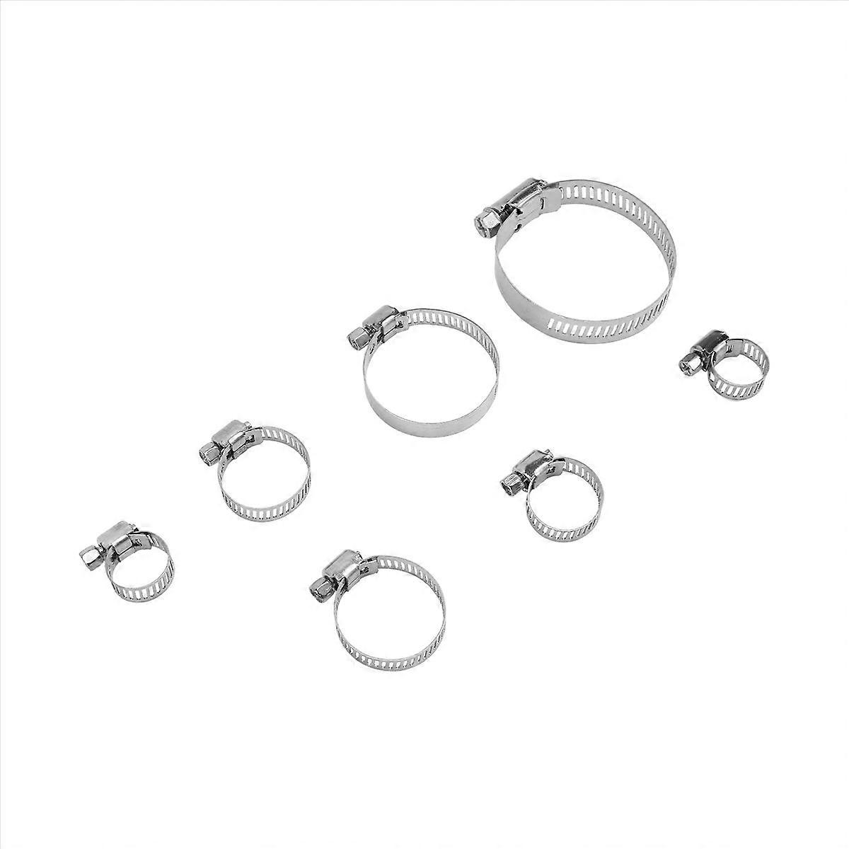 80-teiliges Schlauchschellen-set, 8 Mm-51 Mm Rohrschellen, Metallschraubschellen, Flexibles Flanschset Für Robuste Befestigung.